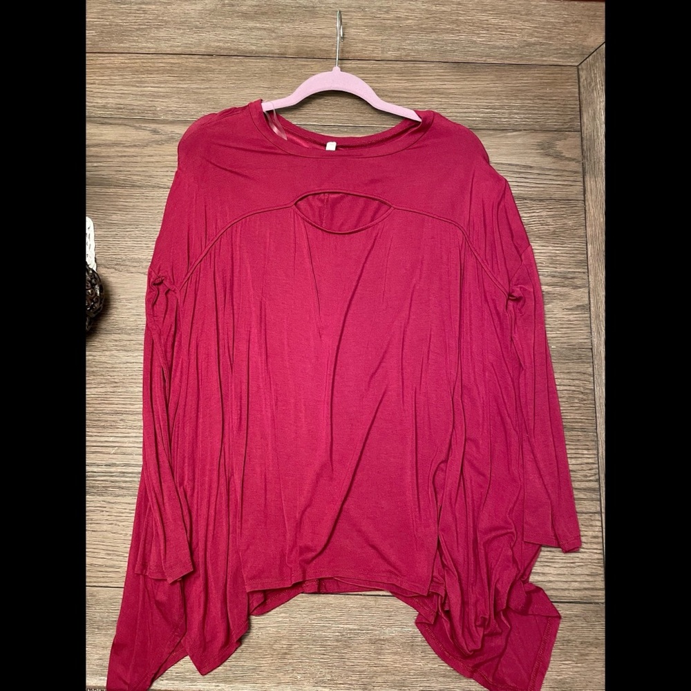 Long Sleeve with Front Cutout Detail